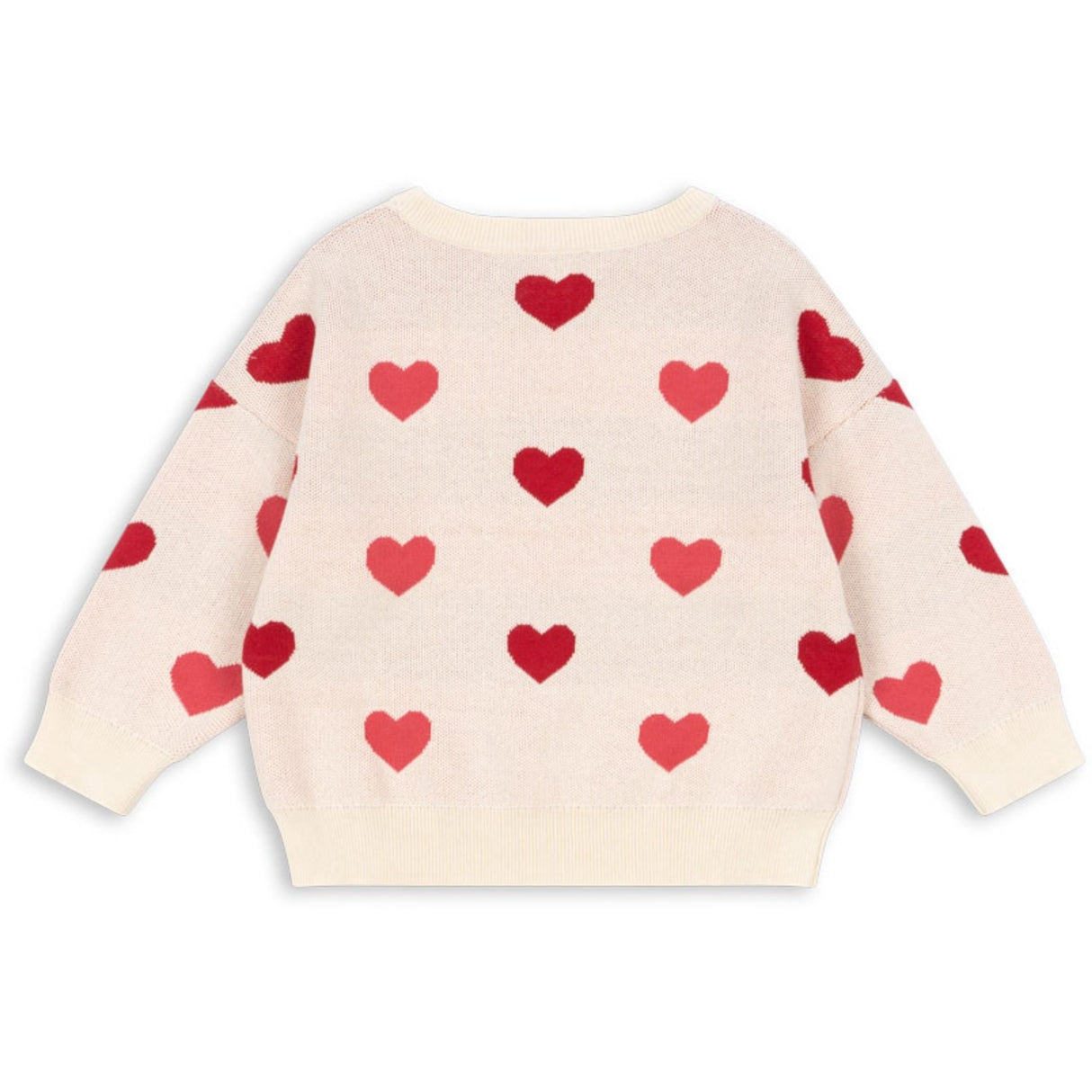 Konges Sløjd Coeur Coloré Duo Pink Lapis Stickad Sweater GOTS
