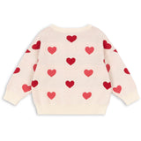 Konges Sløjd Coeur Coloré Duo Pink Lapis Stickad Sweater GOTS