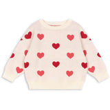 Konges Sløjd Coeur Coloré Duo Pink Lapis Stickad Sweater GOTS