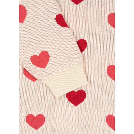 Konges Sløjd Coeur Coloré Duo Pink Lapis Stickad Klänning GOTS