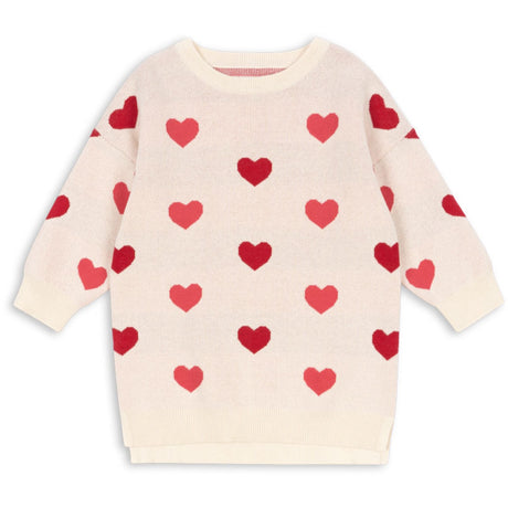 Konges Sløjd Coeur Coloré Duo Pink Lapis Stickad Klänning GOTS