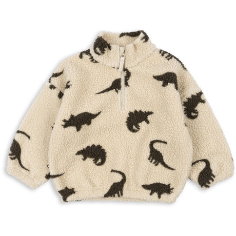 Konges Sløjd Dino Silhouette Jody Nallebjörn Half Zip Grs