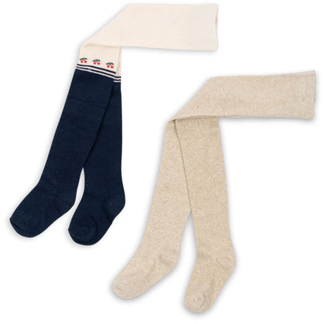 Konges Sløjd Cherry Mix 2 Pack Cherry Lurex Strumpbyxar