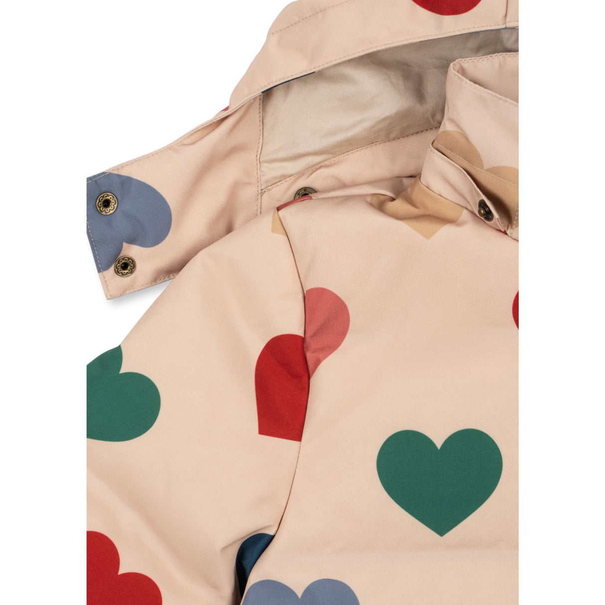 Konges Sløjd Bon Coeur Coloré Magnum Down Jacka Print Grs