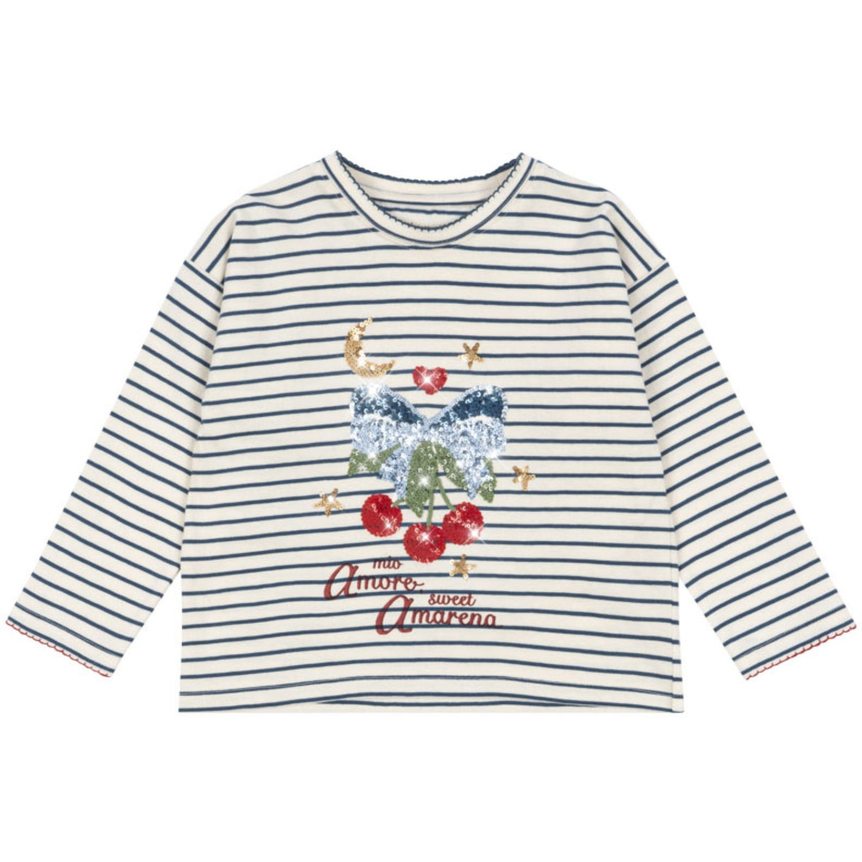 Konges Sløjd Amarena Lin Ls Tee GOTS