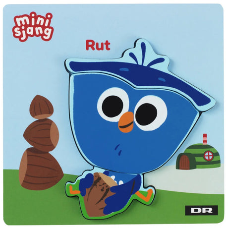 DR Träpussel, 3 delar, Rut