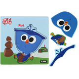 DR Träpussel, 3 delar, Rut