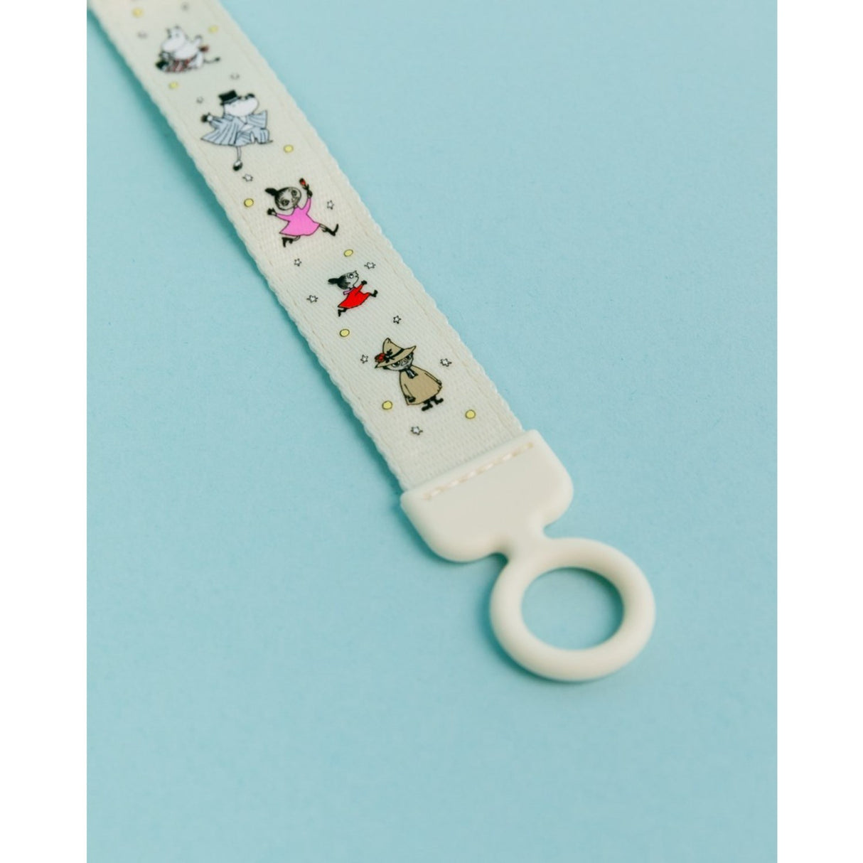 Bibs X Moomin Ivory/sage Colour Napp & Loop Clip Gift Sett Latex