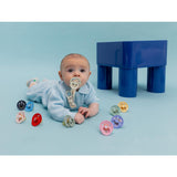 Bibs X Moomin Ivory/sage Colour Napp & Loop Clip Gift Sett Latex