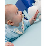 Bibs X Moomin Ivory/sage Colour Napp & Loop Clip Gift Sett Latex