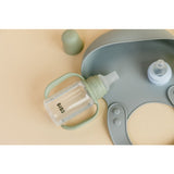 Bibs Sage Baby Sippy Flaska Spout Round Silikon Slow Flow