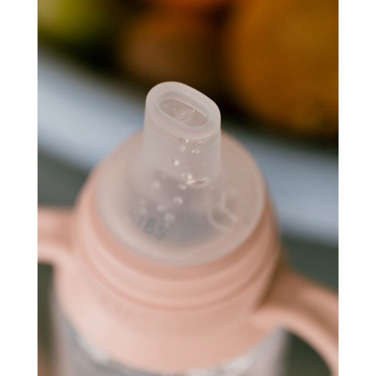 Bibs Blush Baby Sippy Flaska Spout Round Silikon Slow Flow