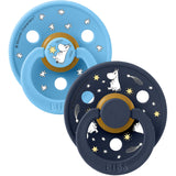 Bibs X Moomin Breeze Mix Napp Colour 2-Pack Good Night Latex