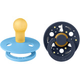 Bibs X Moomin Breeze Mix Napp Colour 2-Pack Good Night Latex