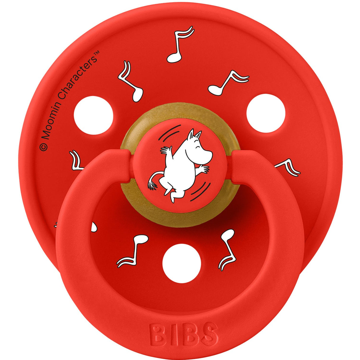 Bibs X Moomin Candy Apple Mix Napp Colour 2-Pack Dancing Latex