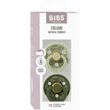 Bibs Sage/Hunter Green Napp Colour Holiday Leaf 2-Pack Latex