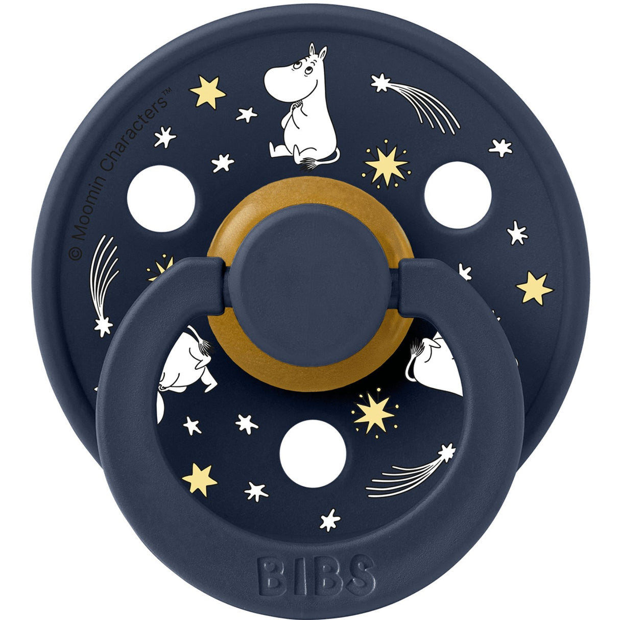 Bibs X Moomin Breeze Mix Napp Colour 2-Pack Good Night Latex