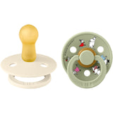 Bibs X Moomin Ivory Mix Napp Colour 2-Pack Friends Latex