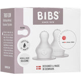 Bibs Baby Flaska Nipple Round Silikon 2-Pack Thick Flow