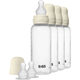 Bibs Ivory Baby Flaska Round Silikon 4-Pack