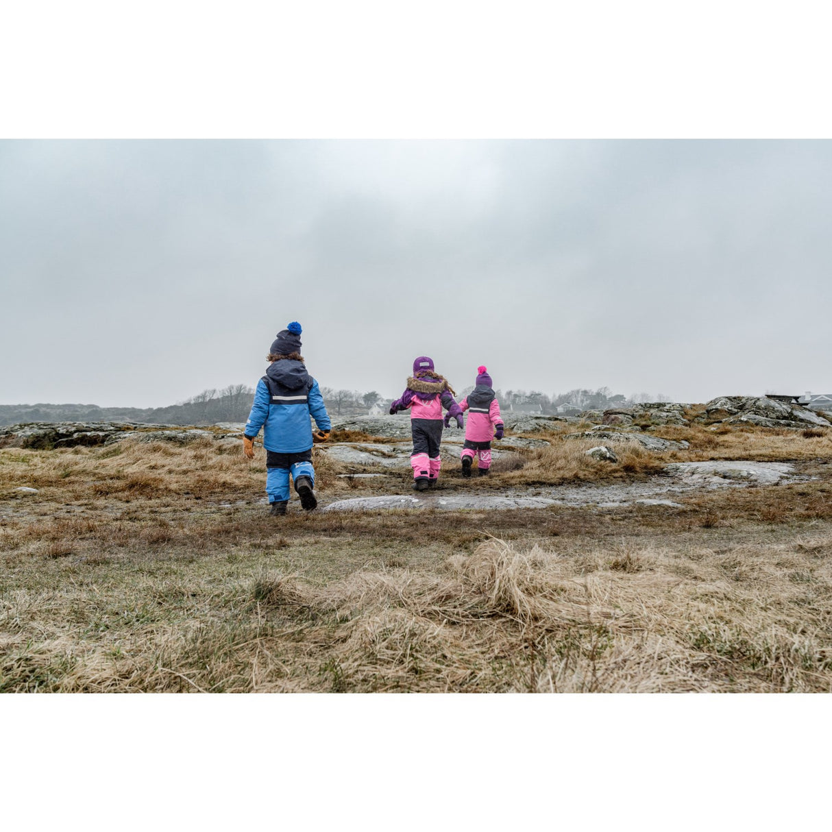 Didriksons Sweet Pink Skare Kids Sett