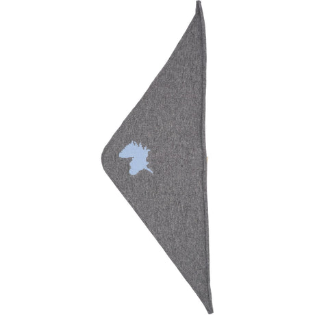 COPENHAGEN COLORS Dk Grey Mel./Blue Cashmere Icon Halsduk