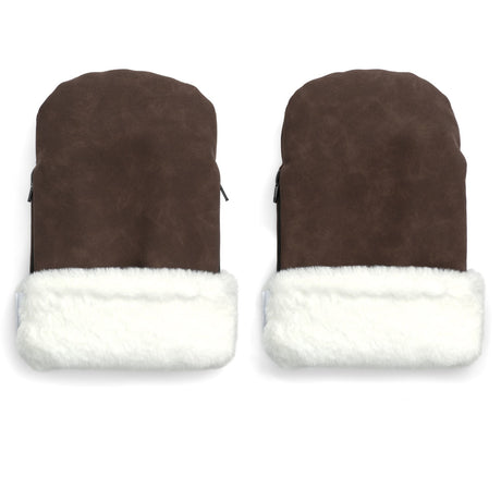 KongWalther Chocolate Brown Faux Suede Østerbro Handskar