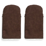 KongWalther Chocolate Brown Faux Suede Østerbro Handskar