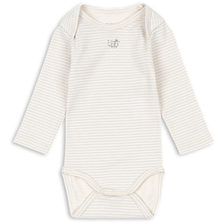 Konges Sløjd Fanga Tea Stripe Gray Dawn Fio Stripe Ls Body OCS