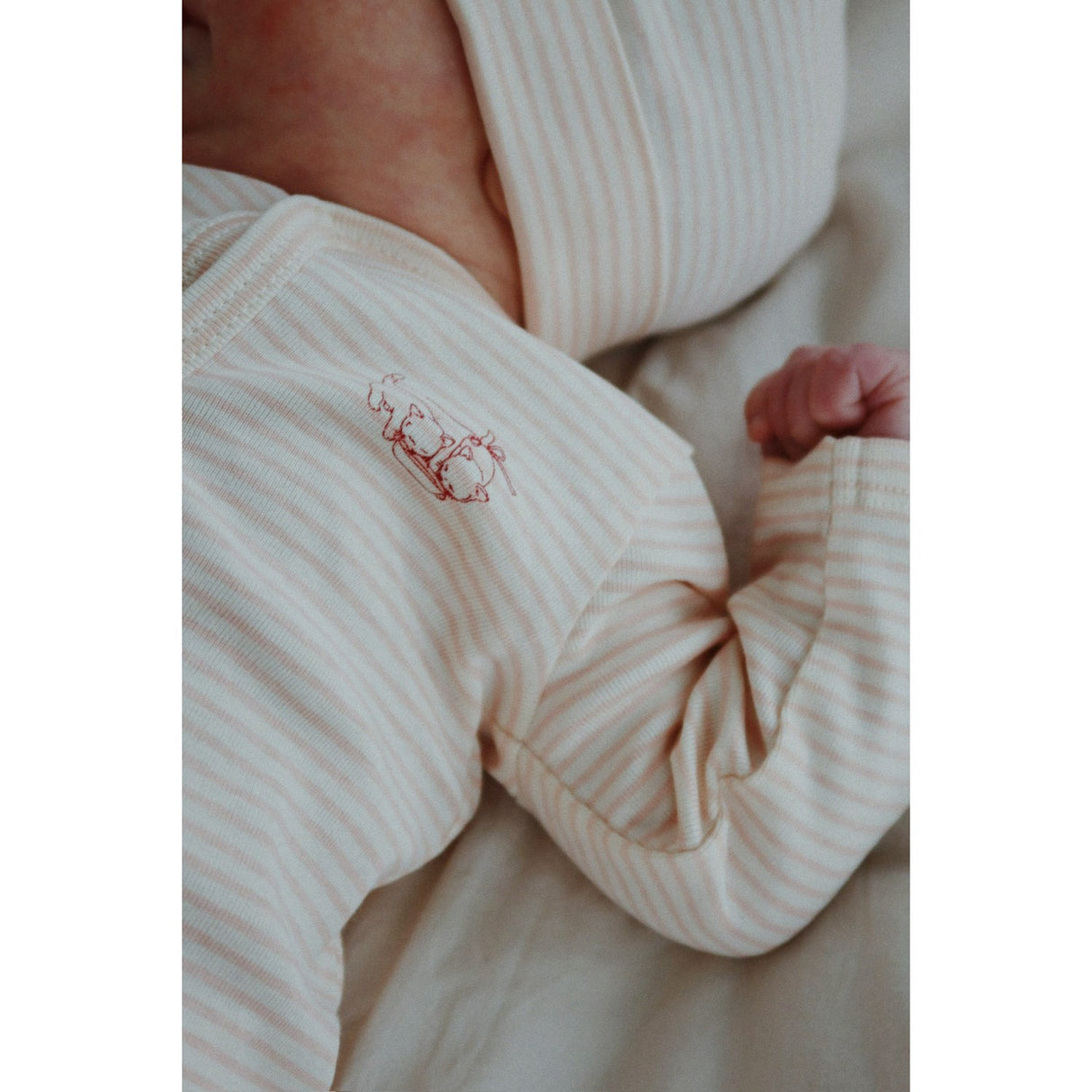 Konges Sløjd Fanga Blush Mix Fio Stripe 2 Pack Beanie OCS