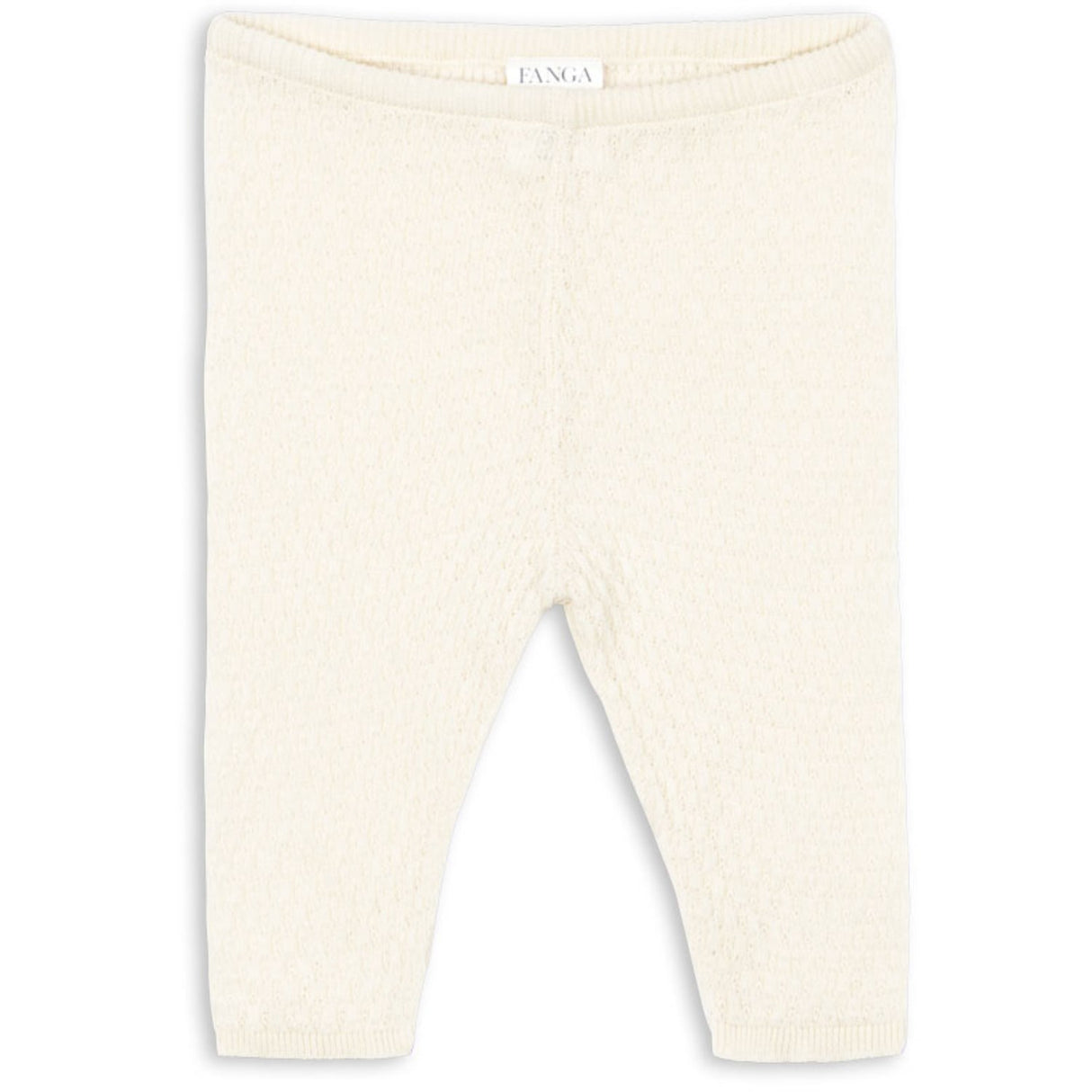 Konges Sløjd Fanga Antique White Venti Pointelle Byxor GOTS