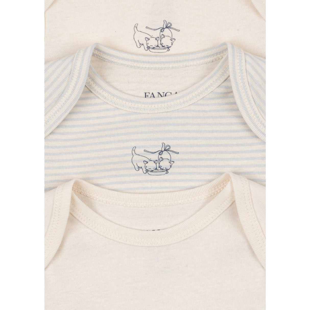 Konges Sløjd Fanga Blue Mix Fio Stripe 3 Pack Ls Body OCS