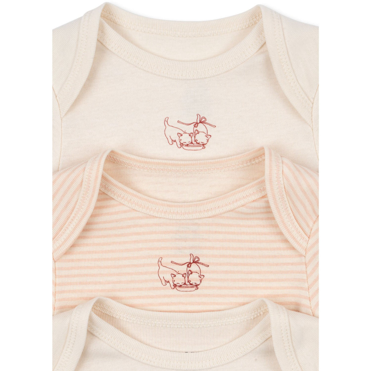 Konges Sløjd Fanga Blush Mix Fio Stripe 3 Pack Ls Body OCS