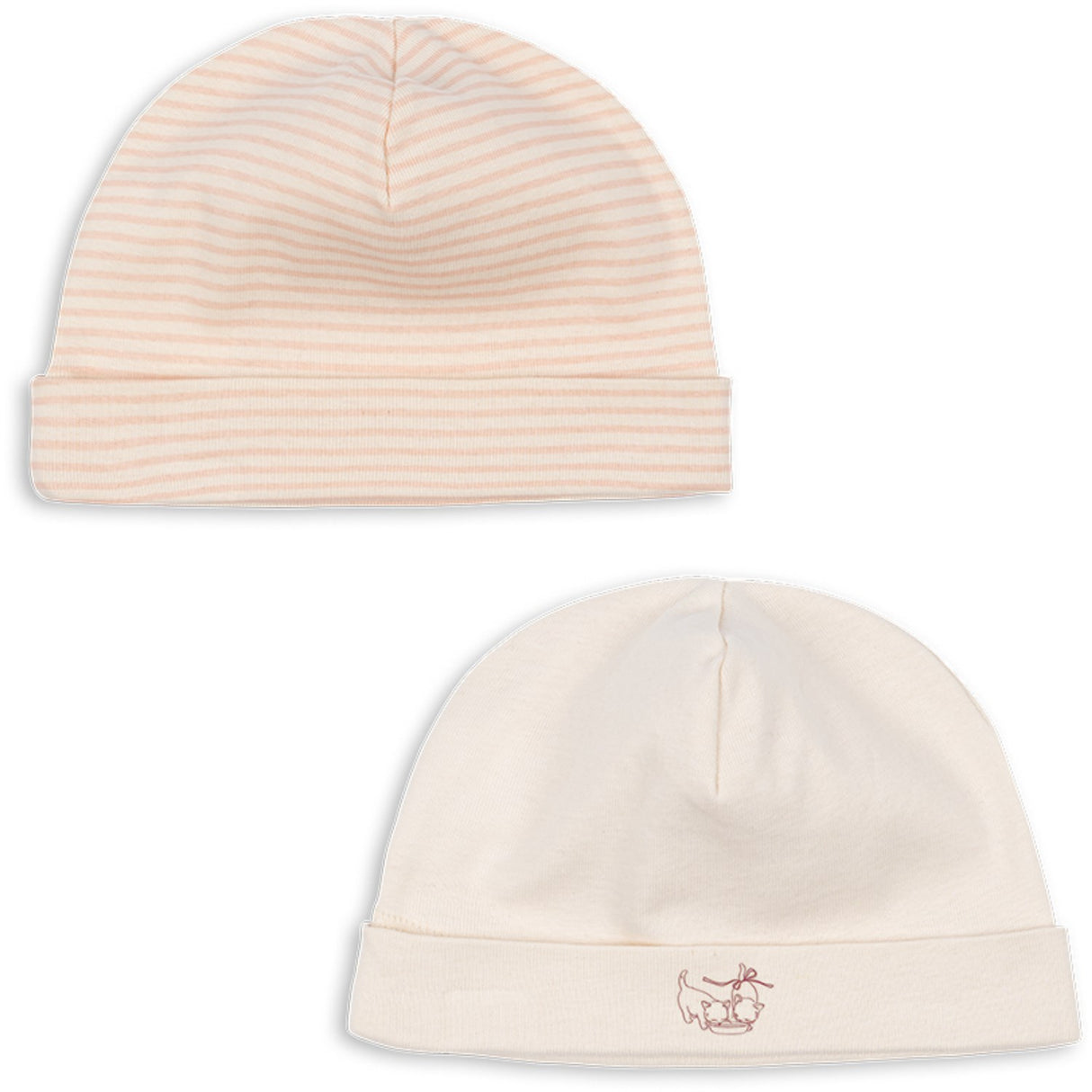 Konges Sløjd Fanga Blush Mix Fio Stripe 2 Pack Beanie OCS
