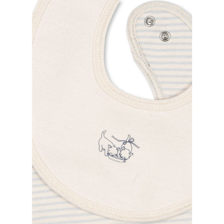 Konges Sløjd Fanga Blue Mix Fio Stripe 2 Pack Haklapp OCS