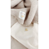 Konges Sløjd Fanga Oatmeal Melange Erba Ull Fleece Baby Filt