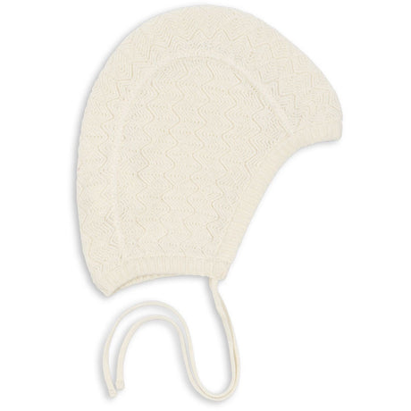 Konges Sløjd Fanga Antique White Venti Stickad Mössa GOTS