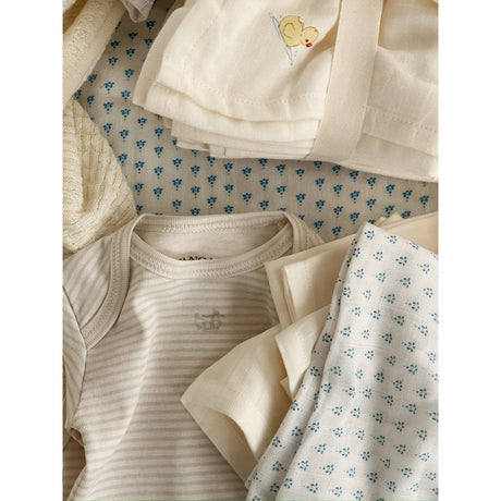 Konges Sløjd Fanga Punto Blu Bellini 3 Pack Muslin Cloth GOTS