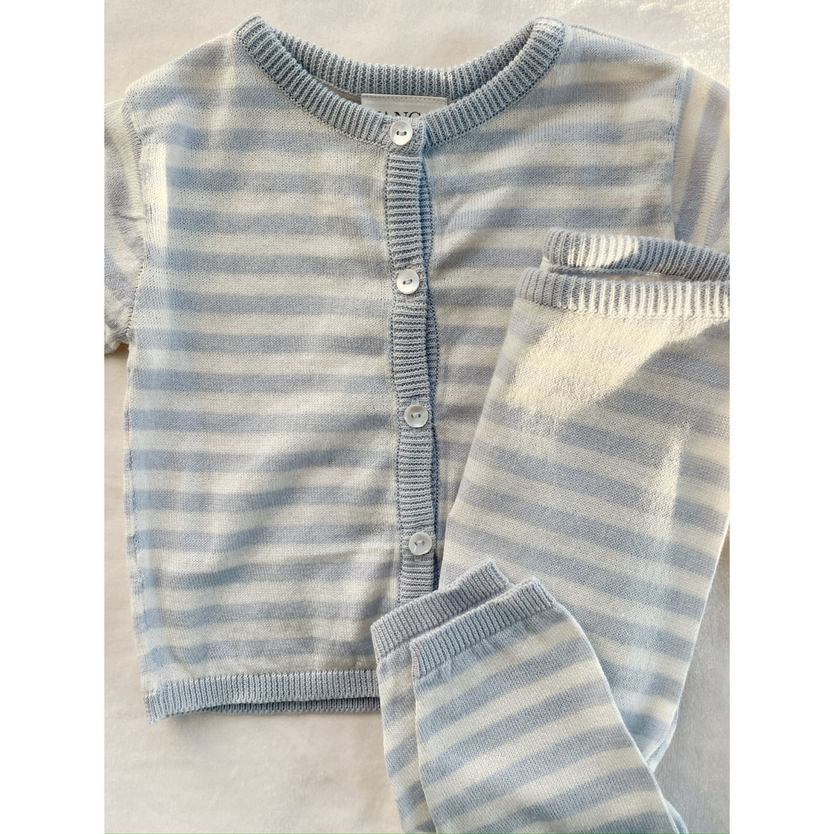 Konges Sløjd Fanga Gray Dawn Venti Stickad Cardigan GOTS