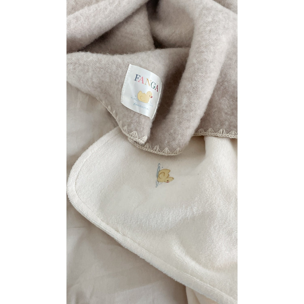 Konges Sløjd Fanga Antique White Elu Baby Filt GOTS
