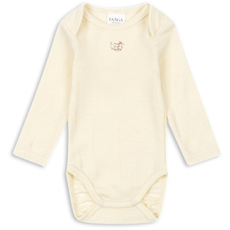 Konges Sløjd Fanga Beige Melange Erba Ull Ls Body