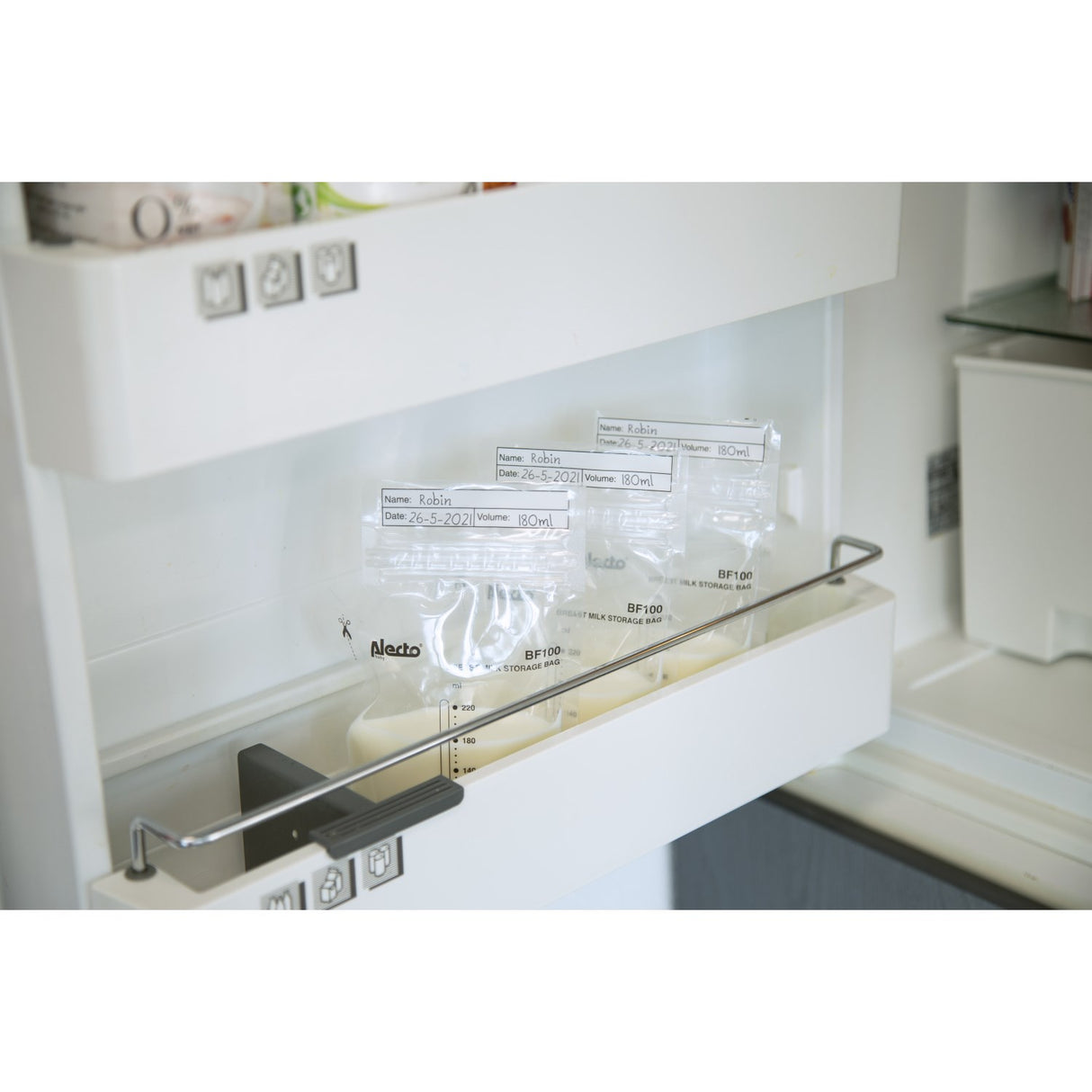 Alecto 100Pk Breast Milk Förvaring Bags