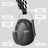 Alecto Black Earmuffs Til Børn