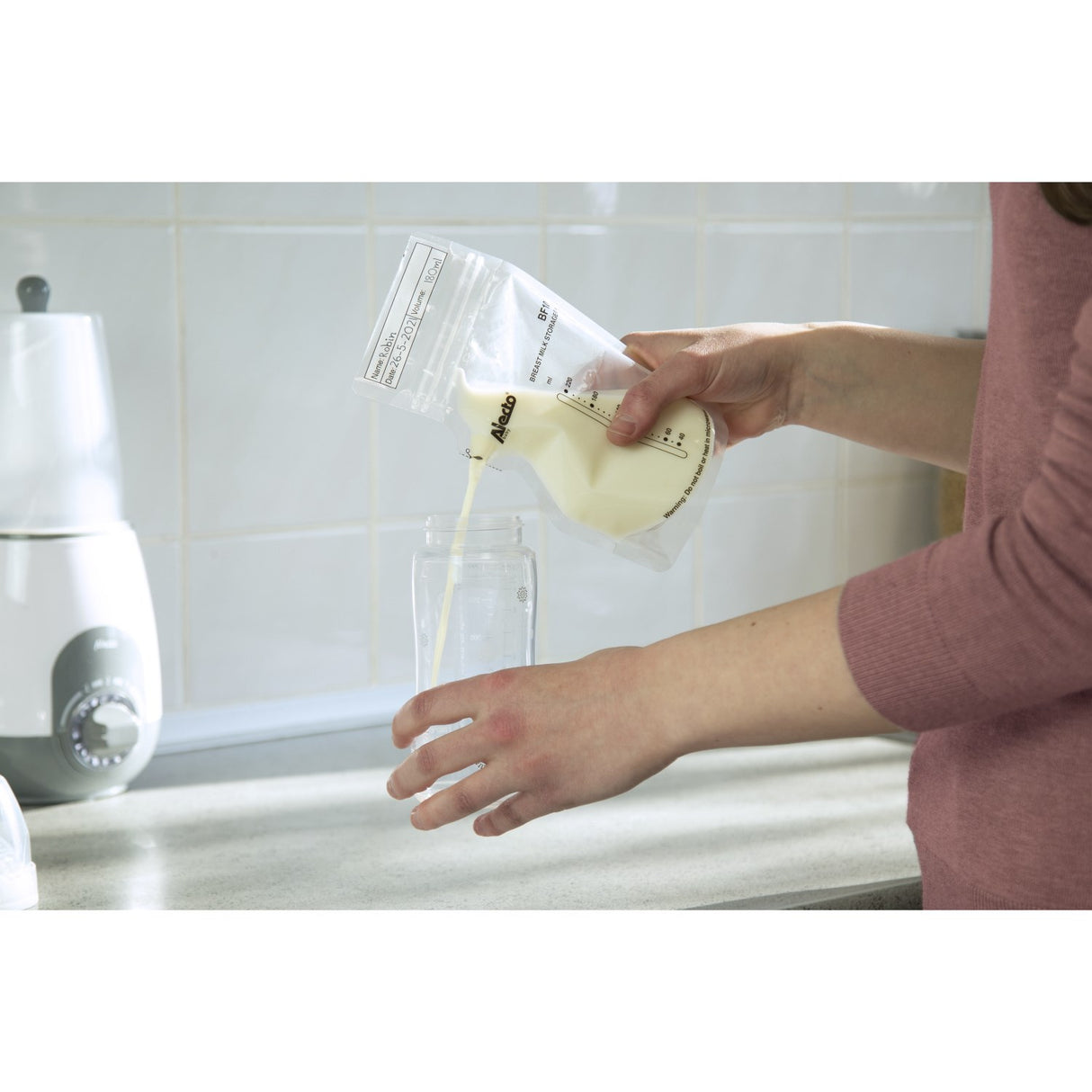 Alecto 100Pk Breast Milk Förvaring Bags