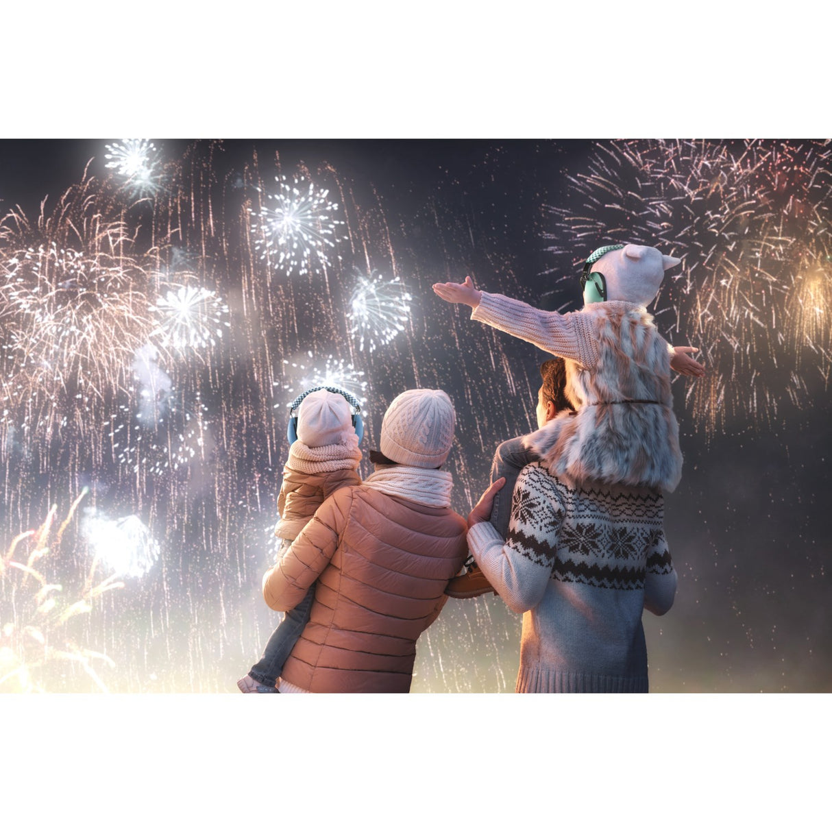 Alecto Blue Earmuffs For Børn