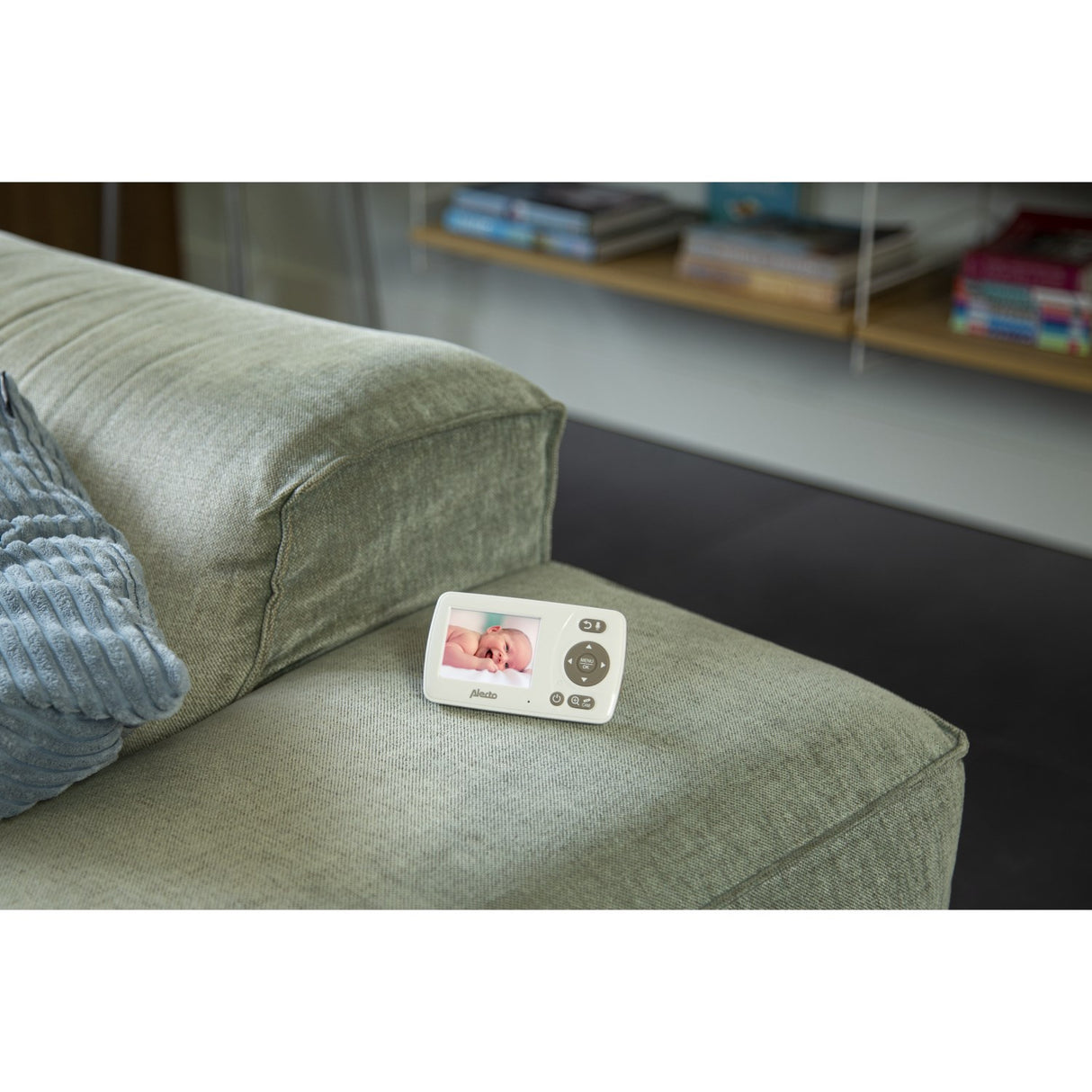 Alecto White/Taupe Video Monitor 2,4 Inch Colour Display