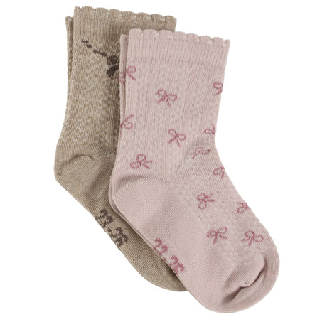 Minymo Shell Strumpor W. Lettuce Hem (2-Pack)