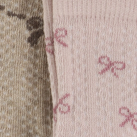 Minymo Shell Strumpor W. Lettuce Hem (2-Pack)