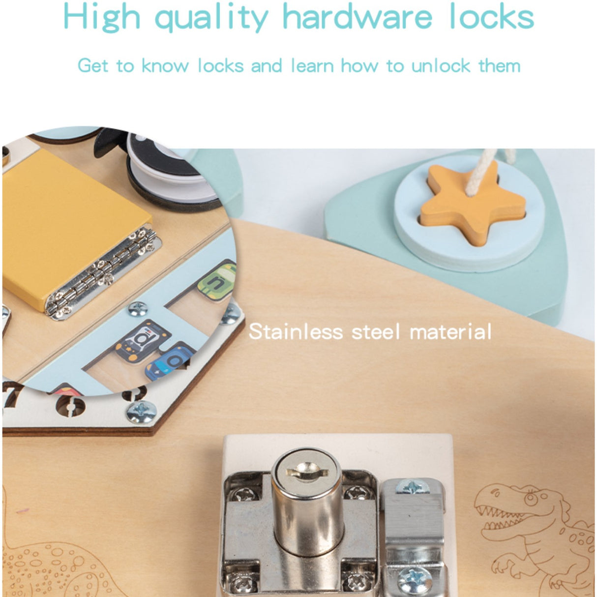 HEMMINGSEN Kids Nature Dino Aktivitetsbräda