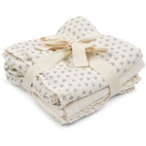 Konges Sløjd Fanga Punto Blu Bellini 3 Pack Muslin Cloth GOTS